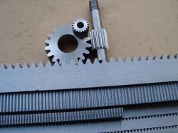 Linear rack and pinion