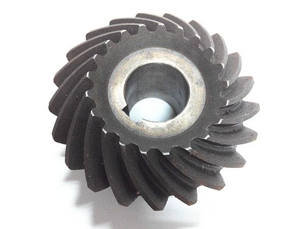 1.375 Bore 35 Degree Spiral Angle Steel with Hardened Teeth Boston Gear HLSK122YL Spiral Miter Gear 1:1 Ratio 5 Pitch 25 Teeth 