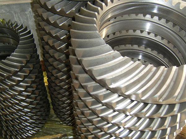 Plastic bevel gears