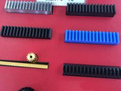 Brass rack and pinion